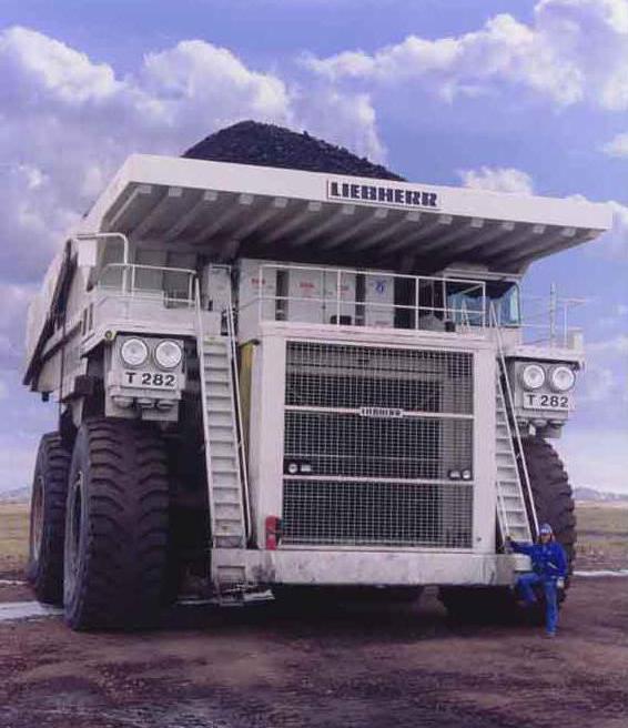 Liebherr T282B: характеристики и фото