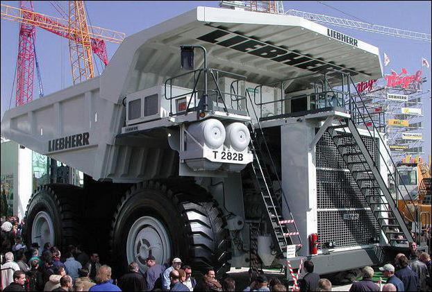 Liebherr T282B: характеристики и фото