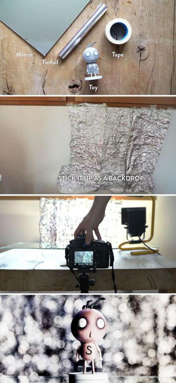 18 подручных предметов, которые помогут сделать эксклюзивные фотографии