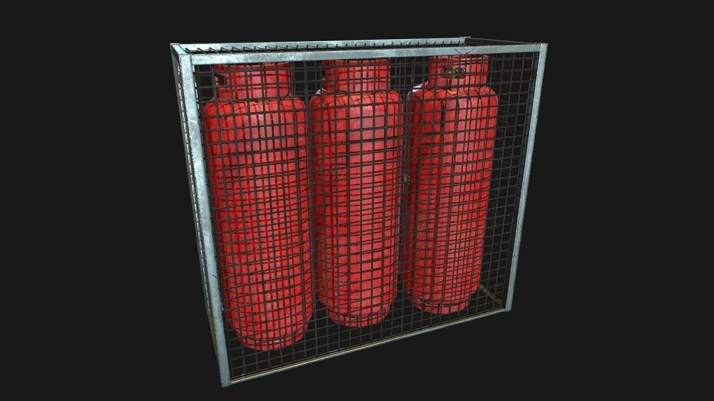 Шкаф для газовых баллонов