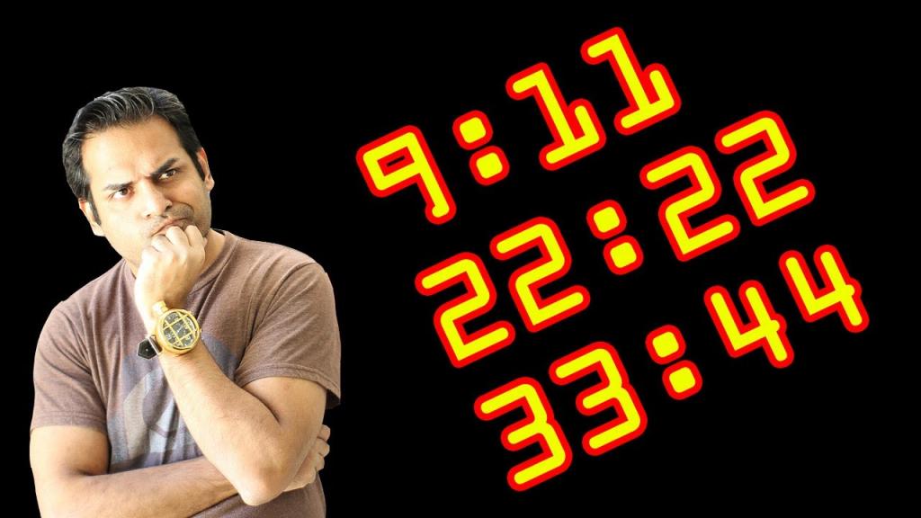 магия чисел на часах