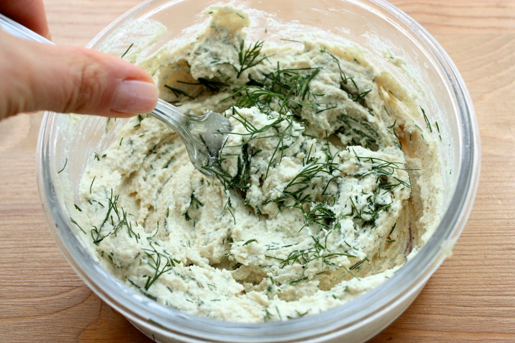 сливочный сыр с укропом