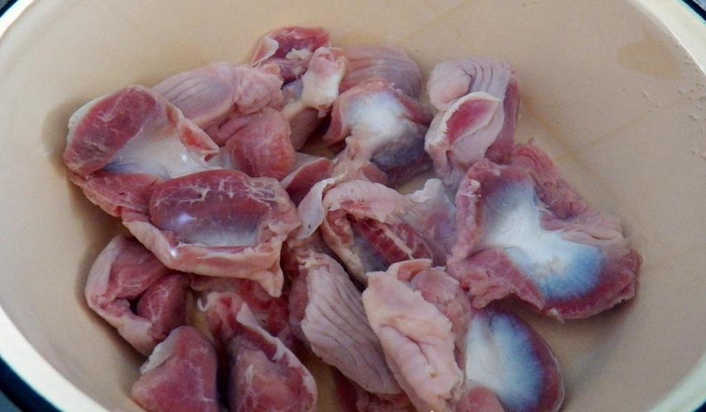Куриные желудочки.