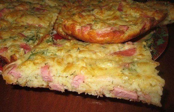 заливной пирог на майонезе