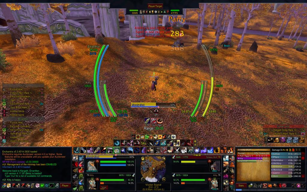 Интерфейс игры WoW