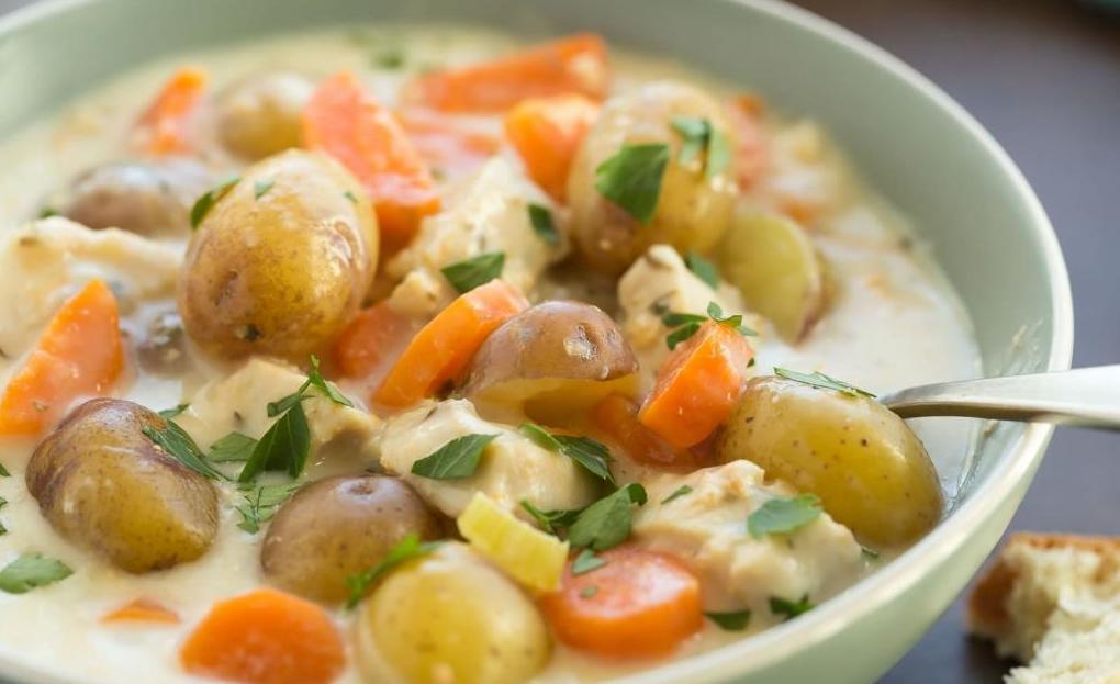 Картофель с овощами