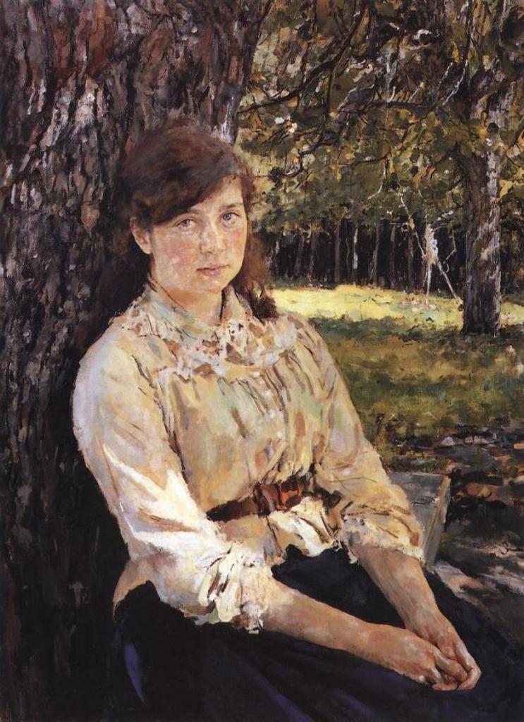 Девушка освещенная солнцем