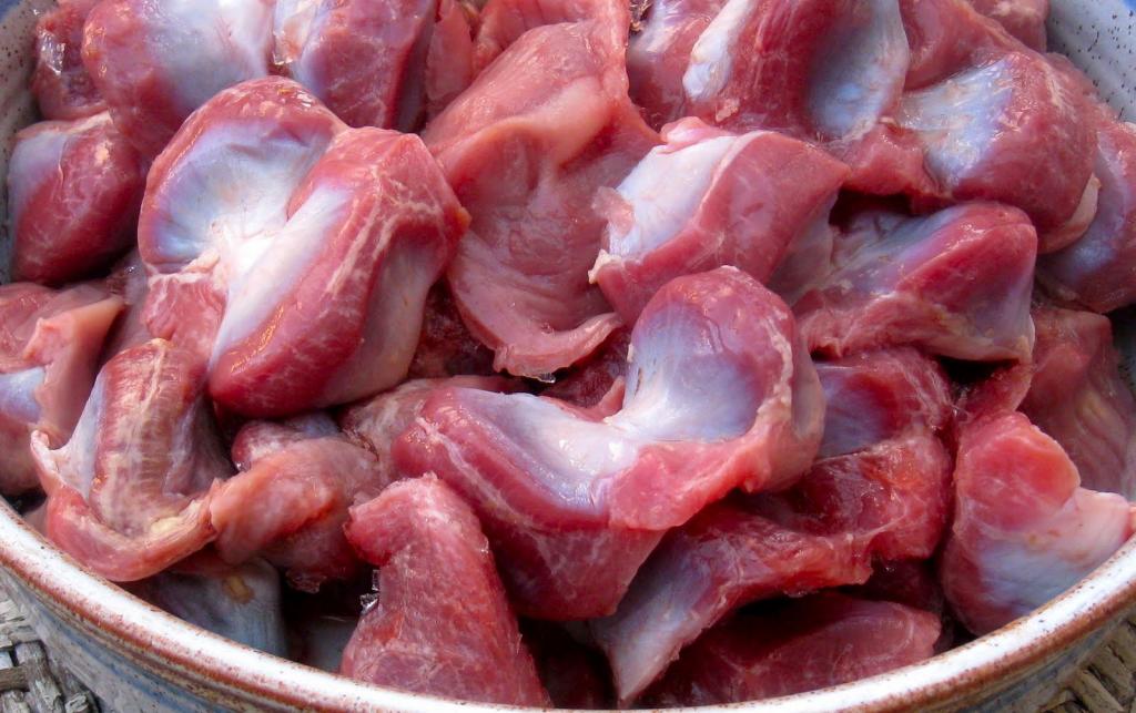 гречка с куриными желудками рецепт