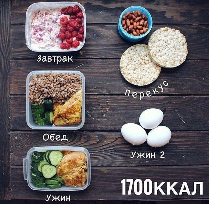 Меню на день