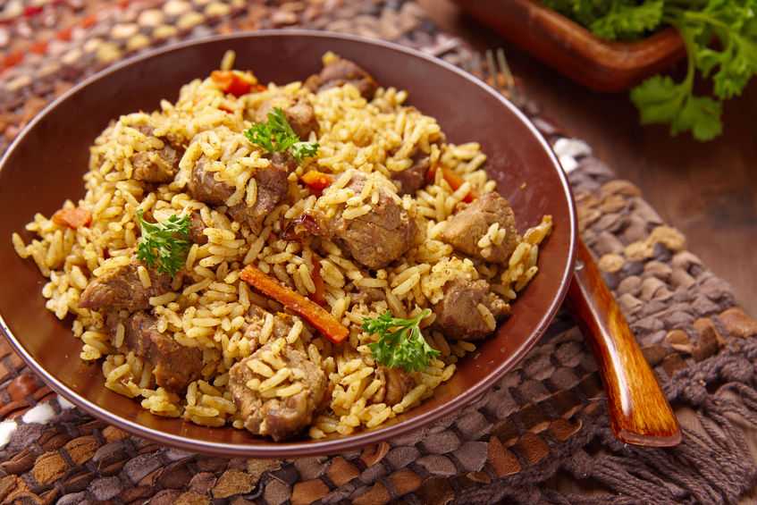 Плов с индейкой
